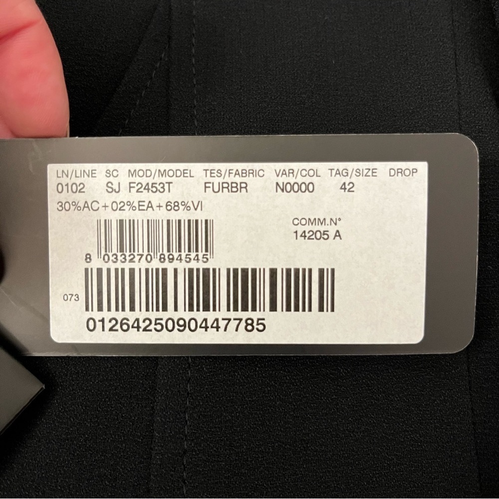 Dolce & Gabbana Black Bustier Blazer Jacket Y2K Single Breasted US 6 NWT ⚪️ - Picture 16 of 16